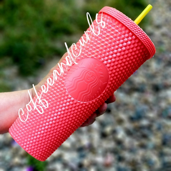 Starbucks "Dragonfruit" Pink Studded Venti Cold Cup NWT - Picture 7 of 8